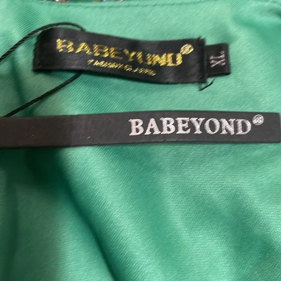 Babeyond 1920s Flapper Green Sequin Dress - XL - NWT - Picture 5 of 5